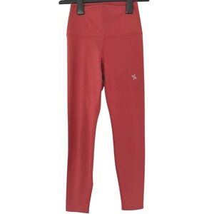 Xexymix Women's High Waisted Compression Leggings Coral XS Athletic Korea